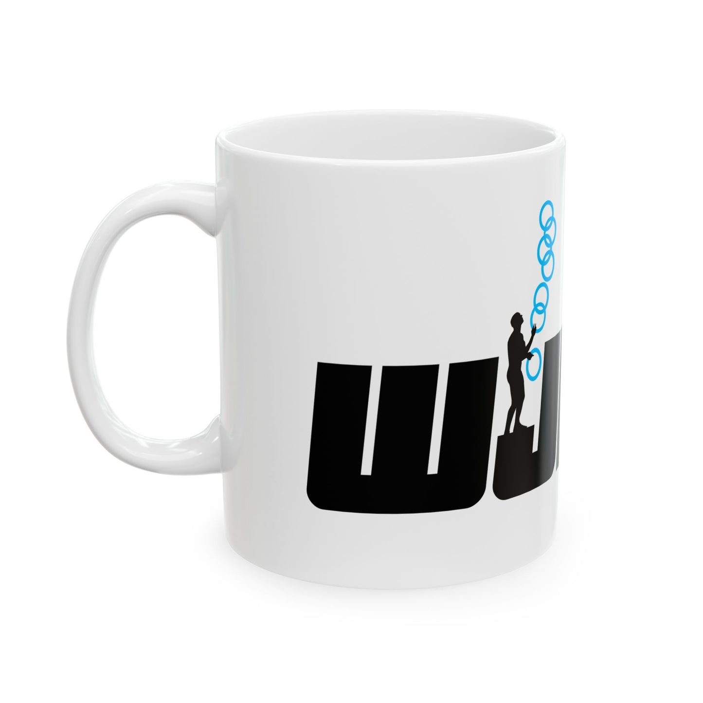 Juggling Federation Ceramic Mug — Juggler Logo Coffee Cup (11oz & 15oz)